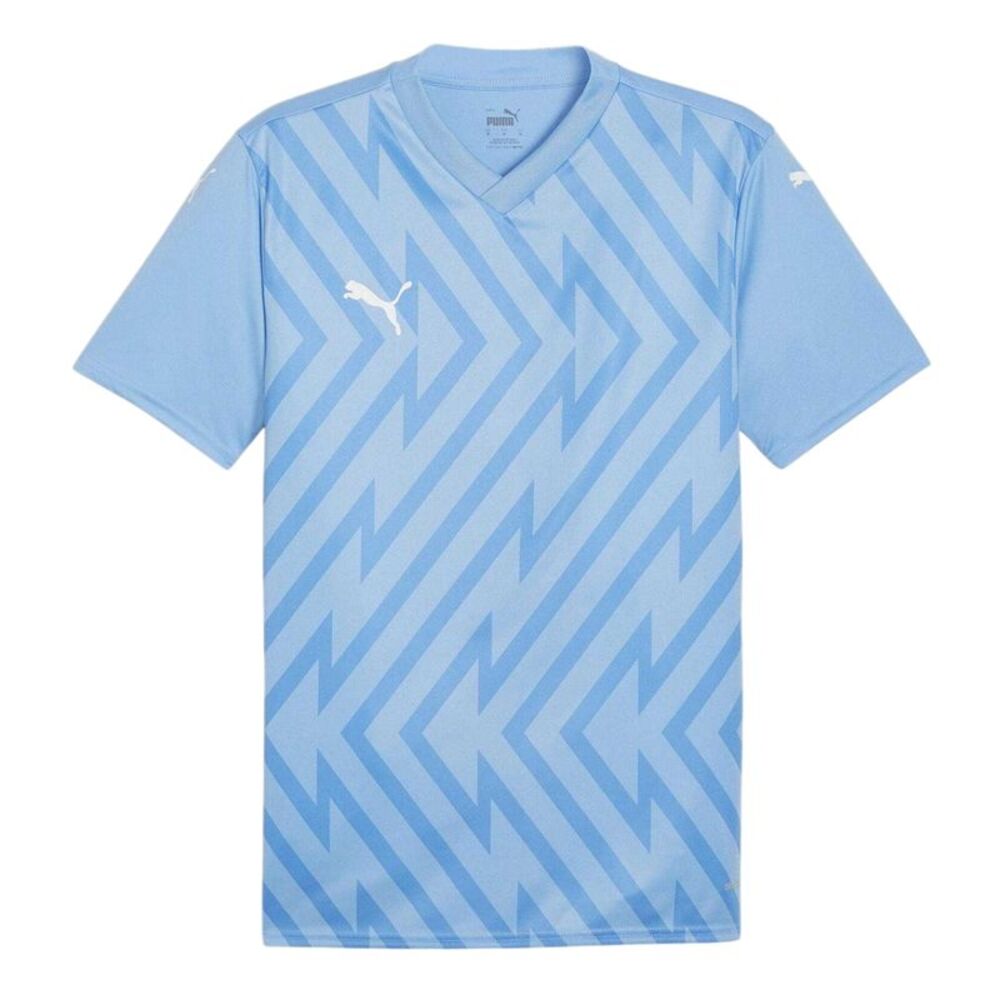 Puma Mens Teamglory Chevron T-Shirt / Light Blue